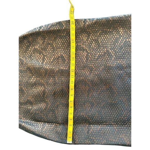 Kay Unger NY Pencil Snakeskin Print Skirt Size 8 - Picture 13 of 14